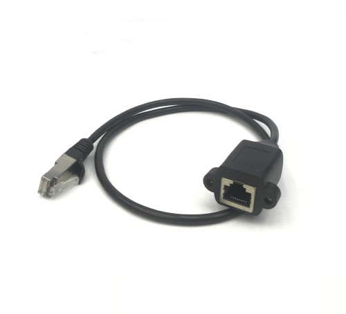 Cat 5E RJ45 Plug to Jack Cable Set 60cm with Hook